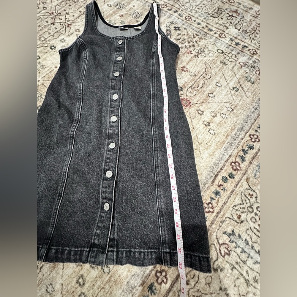 Vintage Denim Button-Down Dress - Picture 9 of 9